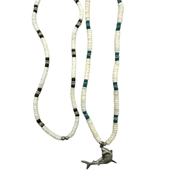 Pueblo Style Shell Bead Necklaces (Set of 2) - Picture 1 of 9